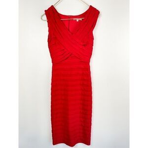 Issue New York Women’s size 2 Bandage Red Bodycon Dress Party Stretch